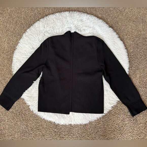 MM. Lafleur The Sant Ambroeus Jardigan Jacket Black Womens Large Career Wear - Picture 2 of 7